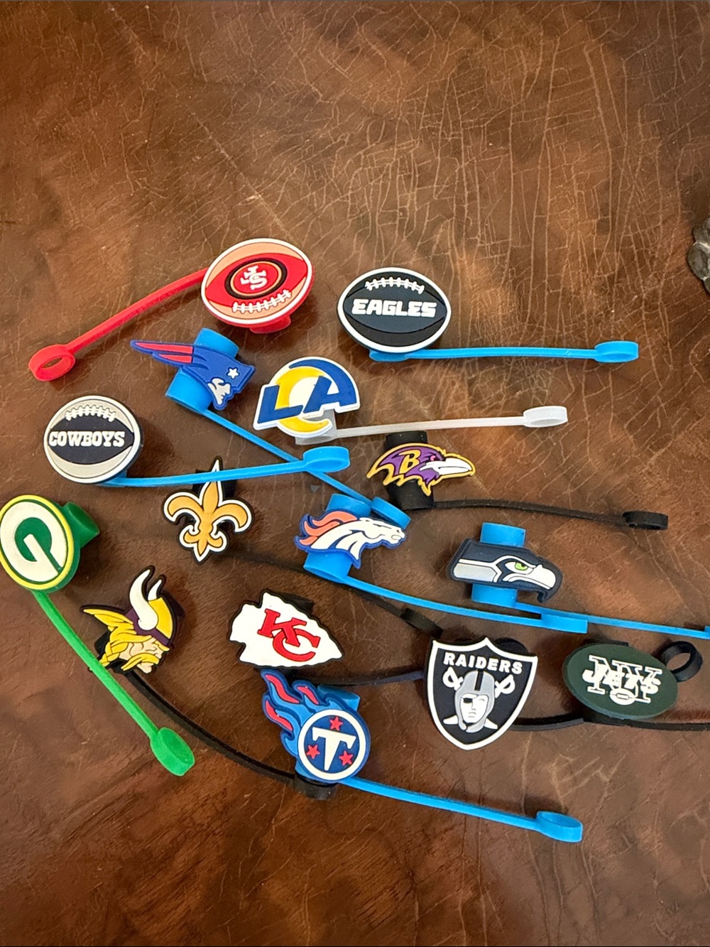 NFL Team straw covers
